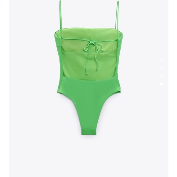 Zara open back swimsuit - Picture 2 of 6